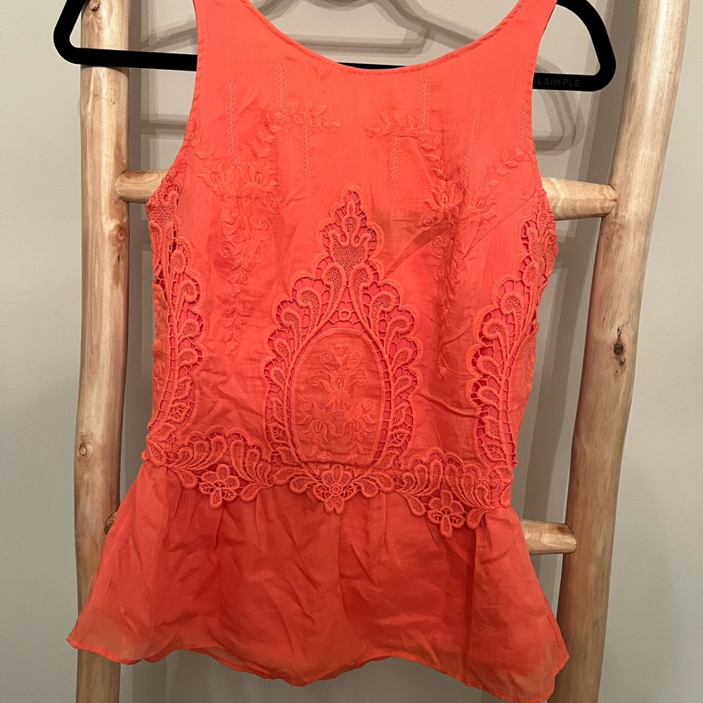 Dolce Vita Sleeveless Peplum Top